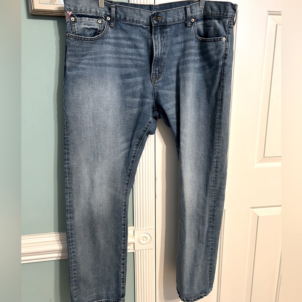 DENIM & SUPPLY Ralph Lauren Jeans Straight Leg Flag Logo.